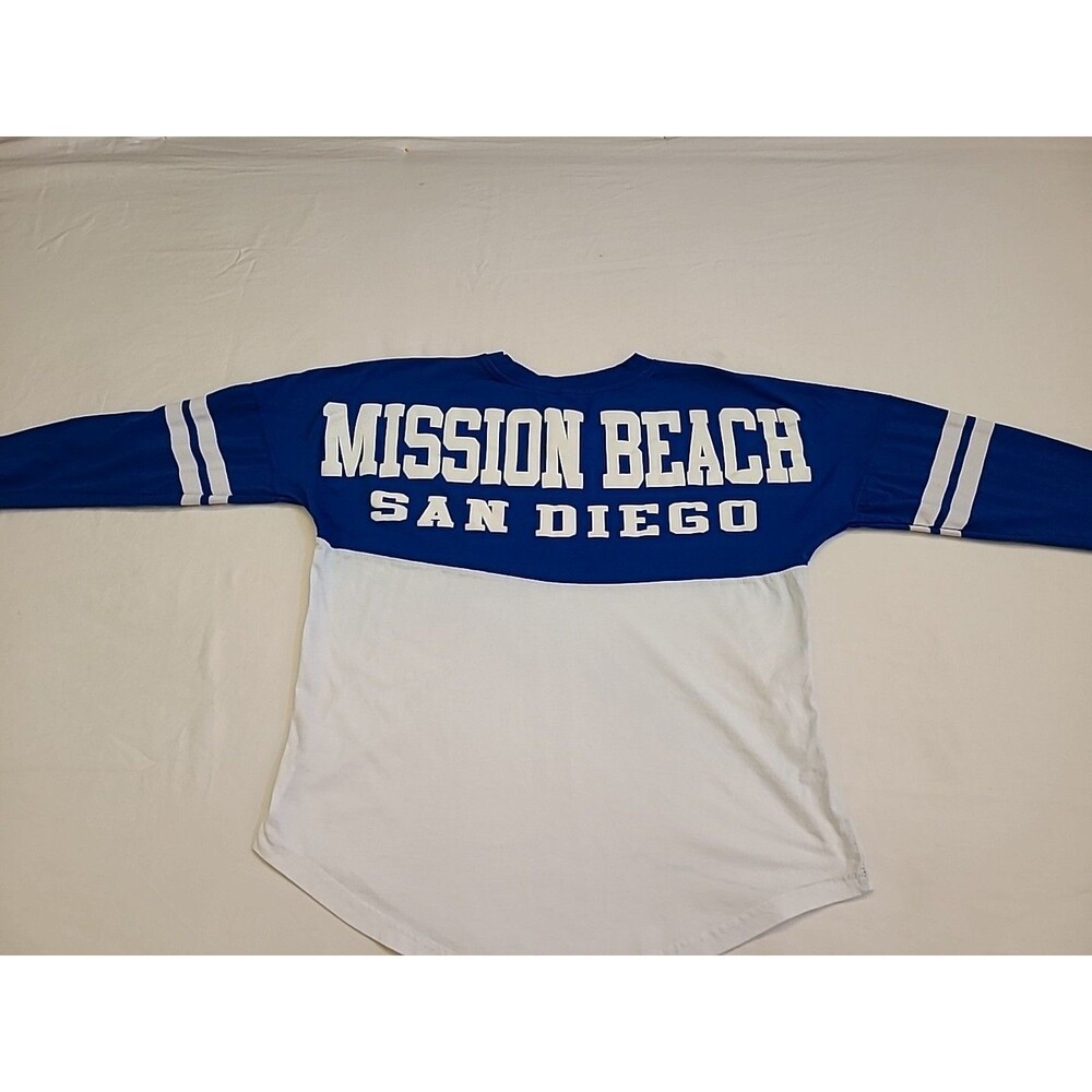 Mission Beach California CA Raglan-Shirt San Diego Long Sleeve  size med